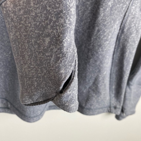 Lululemon Outrun Long Sleeve Running Luon Suited Jacquard Arctic Grey Size 6 - Picture 3 of 9